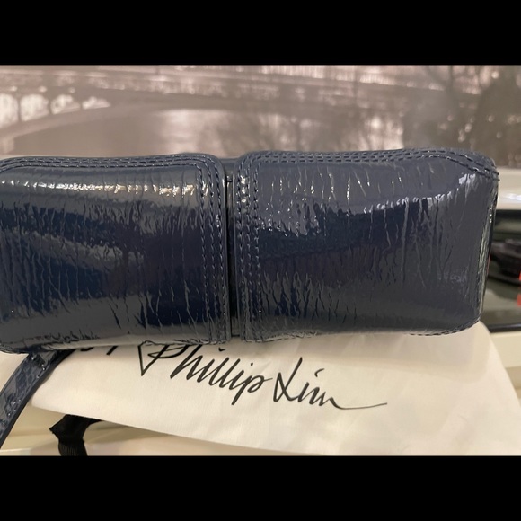 Phillip Lim Navy Patent Mini Pashli - Picture 4 of 8